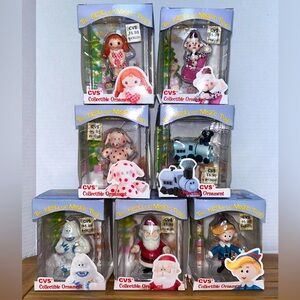 The Island Of Misfit Toys 1999 Enesco Rudolph Ornaments Incomplete Set Of 7 NIB